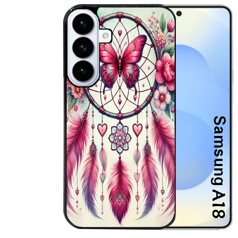 Coque pour Galaxy A08 A18 A28 A38 A58 dreamcatcher et papillon