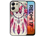 Coque pour Redmi 17 et 17C 4G 5G dreamcatcher et papillon