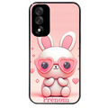 Coque noire taperso pour OnePlus Nord 5 avec motif lapin lunettes personnalisee protection antichoc personnalisée