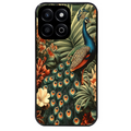 Coque noire taperso pour Honor 70 LITE 90 et LITE avec motif paon tropical protection antichoc personnalisée