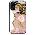 Coque noire taperso pour OnePlus Nord CE5 avec motif marbre fleur leopard protection antichoc personnalisée