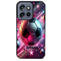 Coque noire taperso pour Moto Edge 60 et Neo Fusion Pro avec motif foot etoile personnalisee protection antichoc personnalisée