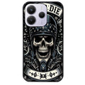 Coque noire taperso pour Redmi Note 14 et PRO PLUS 4G 5G avec motif mort motard protection antichoc personnalisée