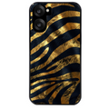 Coque noire taperso pour OnePlus Nord CE5 avec motif zebre gold protection antichoc personnalisée