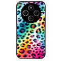 Coque noire taperso pour POCO C75 avec motif leopard arc protection antichoc personnalisée