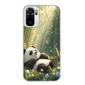 Coque taperso pour Redmi Note 10 4G 5G PRO 10S avec motif panda bambou protection antichoc personnalisée