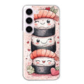 Coque taperso pour galaxy A05S A15 A25 A35 A55 avec motif sushi kawai anime protection antichoc personnalisée