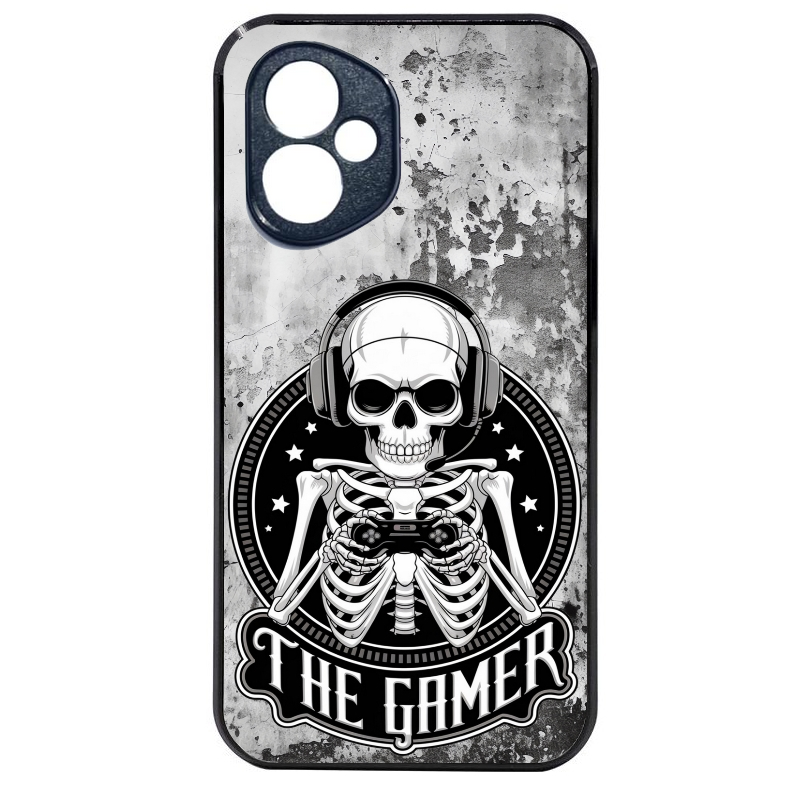 Coque noire taperso pour Honor 400 et Lite Pro Smart avec motif tete de mort gamer beton protection antichoc personnalisée