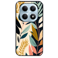 Coque noire taperso pour POCO M8 5G et PRO 5G avec motif vintage et fleur protection antichoc personnalisée