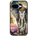 Coque pour Pixel 8A 9A 10A elephant et lotus