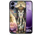 Coque pour Oppo A6 A6 A6K elephant et lotus