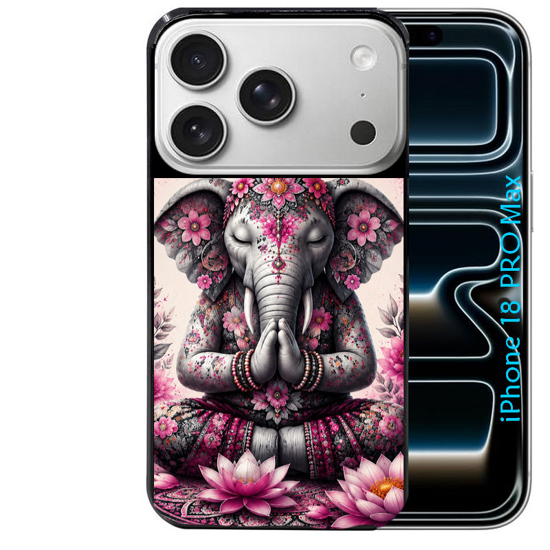 Coque pour Iphone 18 / PRO / PRO MAX / 18E elephant zen
