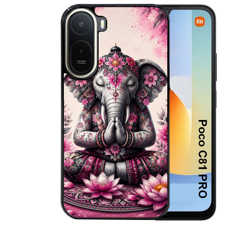 Coque pour POCO C81 PRO elephant zen