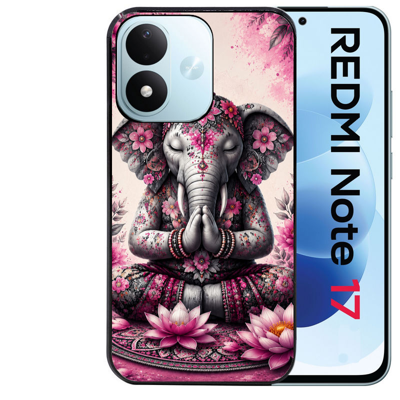 Coque pour Redmi Note 17 et PRO 4G 5G Max elephant zen