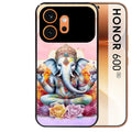 Coque noire taperso pour Honor 600 et 600 PRO avec motif elephant namaste protection antichoc personnalisée