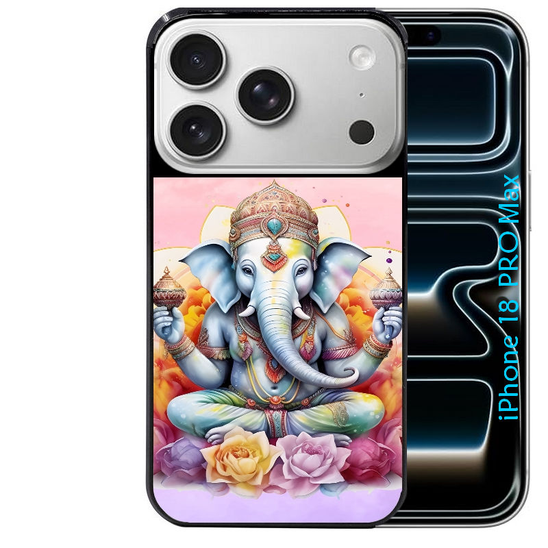 Coque pour Iphone 18 / PRO / PRO MAX / 18E elephant namaste