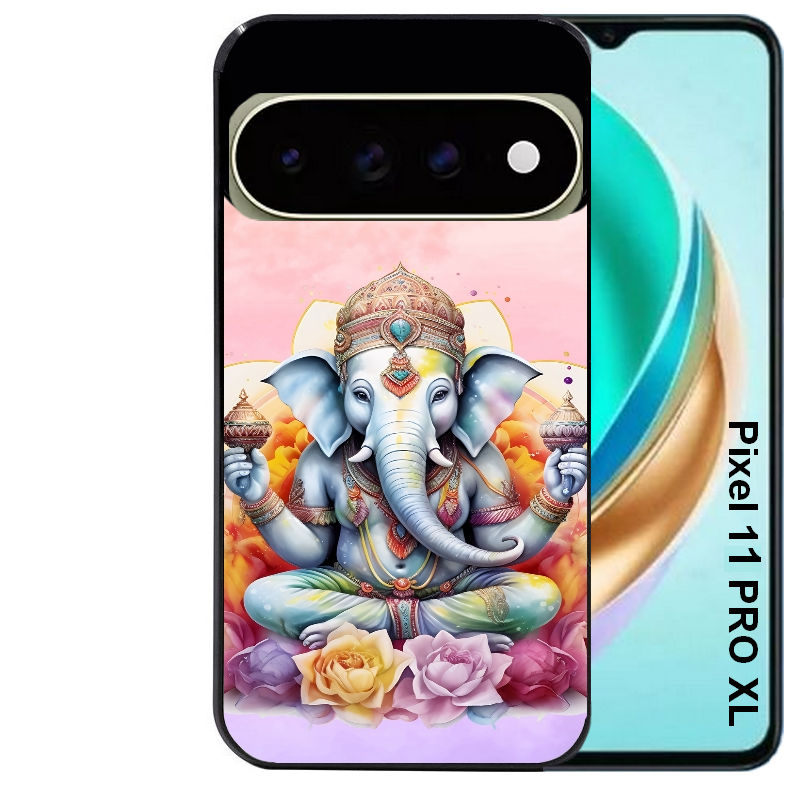 Coque pour Pixel 10 / 11 / PRO / XL elephant namaste