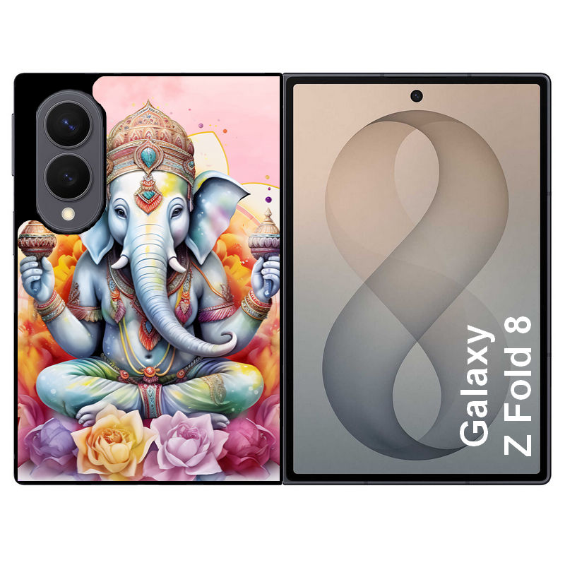Coque pour Z FOLD 8 elephant namaste