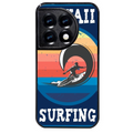 Coque noire taperso pour OnePlus 11 et 12 avec motif hawaii et surf protection antichoc personnalisée