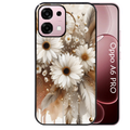 Coque noire taperso pour OPPO A6 PRO 4G et 5G avec motif dreamcatcher marguerite protection antichoc personnalisée