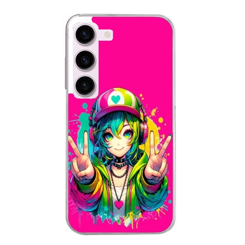 Coque taperso pour Galaxy A13 4G et 5G A23 A53 avec motif anime manga et tag protection antichoc personnalisée
