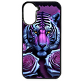 Coque noire taperso pour POCO C71 4G avec motif tigre uv style manga protection antichoc personnalisée