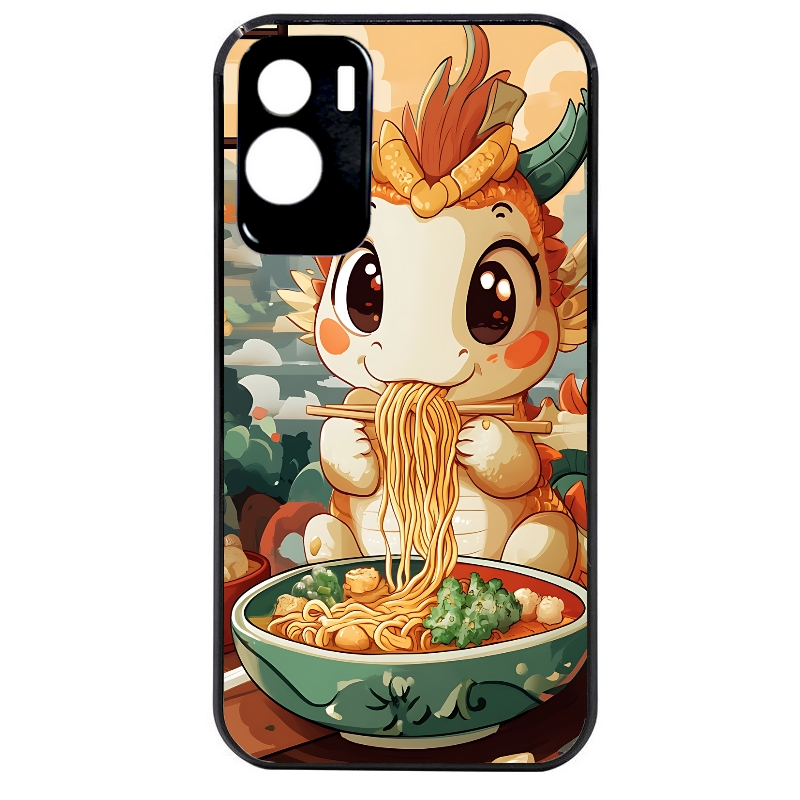 Coque noire taperso pour Honor 70 LITE 90 et LITE avec motif dragon ramen 3 protection antichoc personnalisée