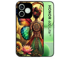 Coque noire pour Honor 600 LITE avec motif fee et fleurs protection antichoc personnalisée