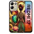 Coque pour Redmi 17 et 17C 4G 5G fee et fleurs
