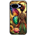 Coque pour Pixel 8A 9A 10A fee et fleurs