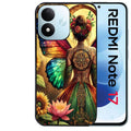 Coque pour Redmi Note 17 et PRO 4G 5G Max fee et fleurs