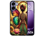 Coque pour Oppo A6 A6 A6K fee et fleurs