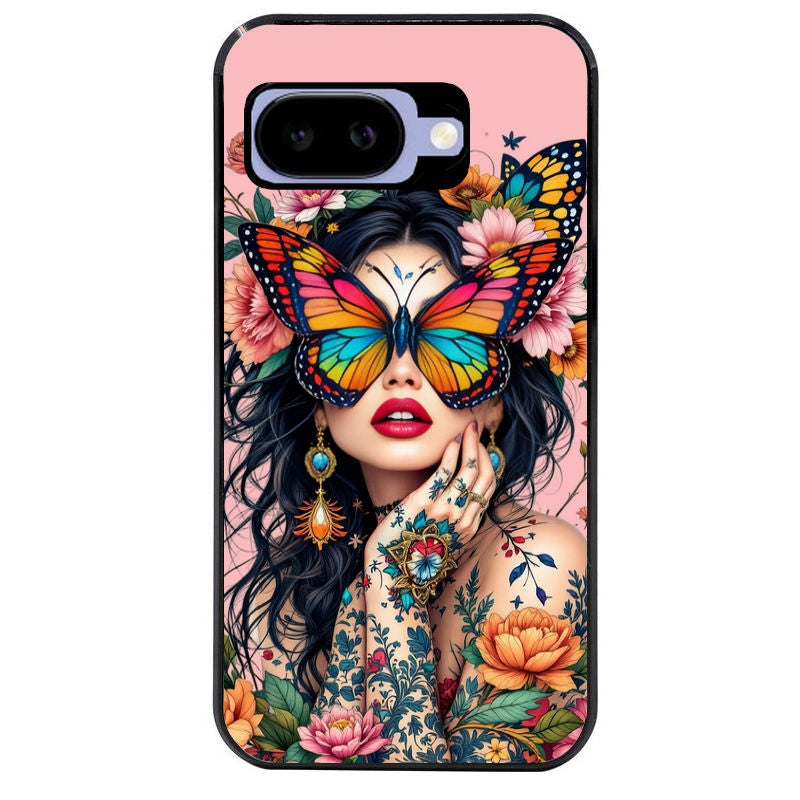 Coque pour Pixel 8A 9A 10A femme papillon