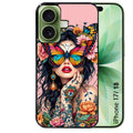 Coque pour Iphone 18 / PRO / PRO MAX / 18E femme papillon