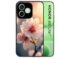 Coque noire pour Honor 600 LITE avec motif fleur de cerisier protection antichoc personnalisée