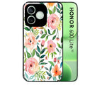 Coque noire pour Honor 600 LITE avec motif fleur des champs protection antichoc personnalisée