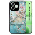 Coque noire pour Honor 600 LITE avec motif fleur sakura personnaliséee protection antichoc personnalisée