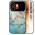 Coque noire taperso pour Honor 600 et 600 PRO avec motif fleur sakura personnalisee protection antichoc personnalisée