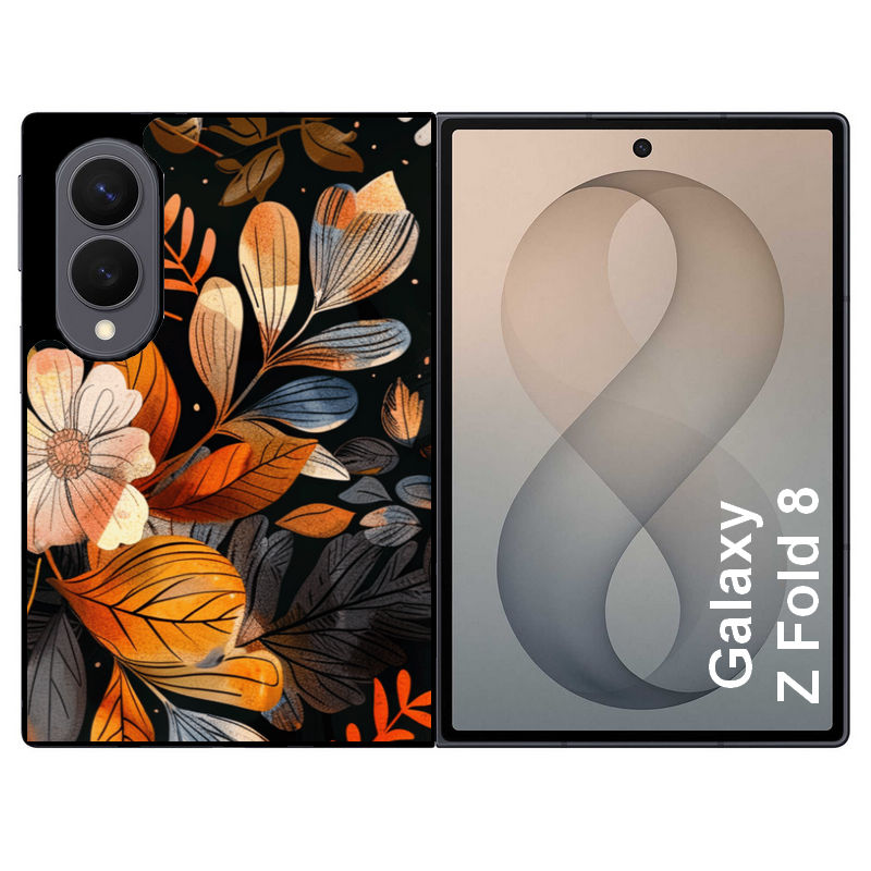 Coque pour Z FOLD 8 fleur automne