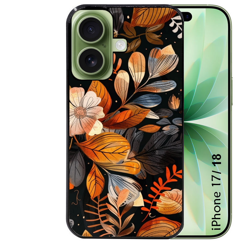 Coque pour Iphone 18 / PRO / PRO MAX / 18E fleur automne