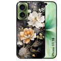 Coque pour Iphone 18 / PRO / PRO MAX / 18E fleur blanche