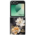Coque pour Z FLIP 6 7 8 fleur blanche