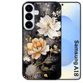 Coque pour Galaxy A08 A18 A28 A38 A58 fleur blanche
