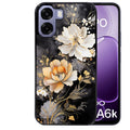 Coque pour Oppo A6 A6 A6K fleur blanche