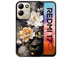 Coque pour Redmi 17 et 17C 4G 5G fleur blanche