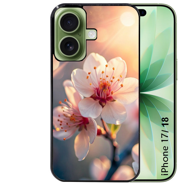 Coque pour Iphone 18 / PRO / PRO MAX / 18E fleur de cerisier