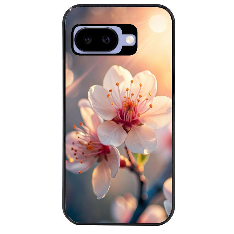 Coque pour Pixel 8A 9A 10A fleur de cerisier