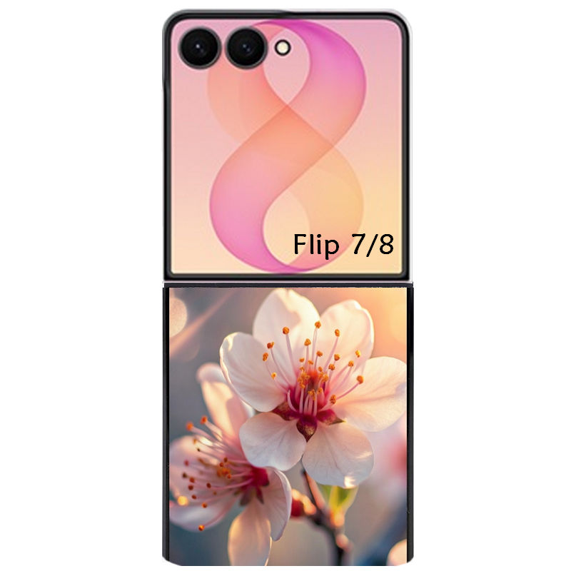 Coque pour Z FLIP 6 7 8 fleur de cerisier