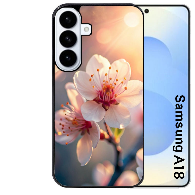 Coque pour Galaxy A08 A18 A28 A38 A58 fleur de cerisier