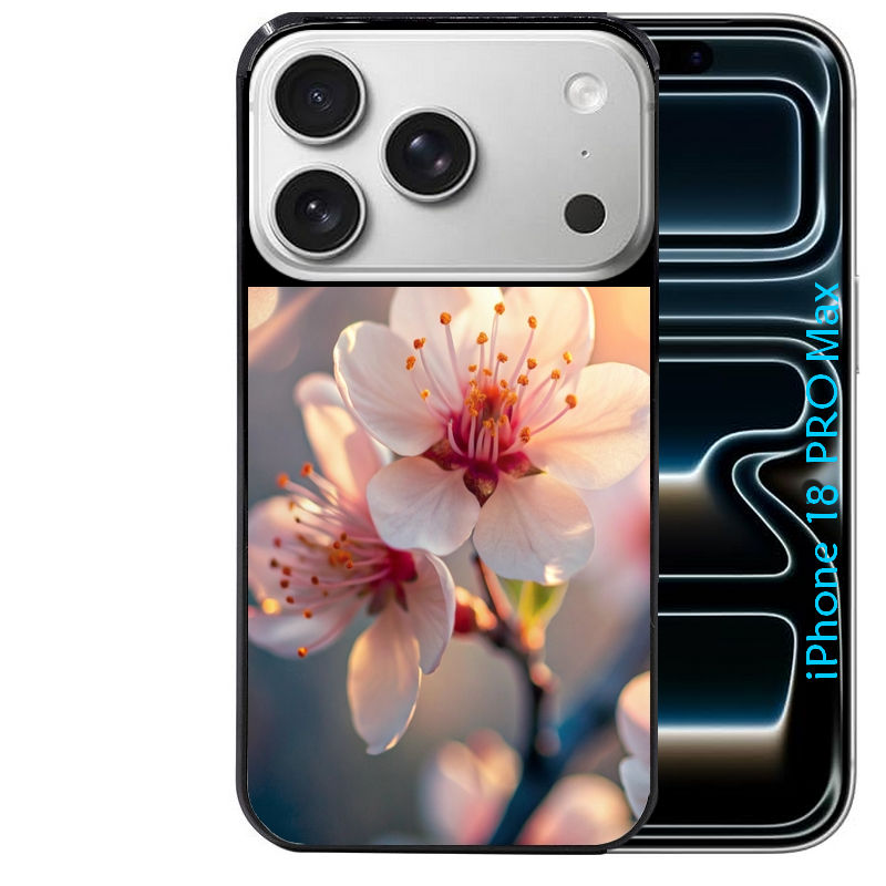Coque pour Iphone 18 / PRO / PRO MAX / 18E fleur de cerisier